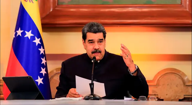 “Así que Venezuela dará el resultado más rápido que las elecciones en Perú”, dijo Nicolás Maduro. “Así que Venezuela dará el resultado más rápido que las elecciones en Perú”, dijo Nicolás Maduro.