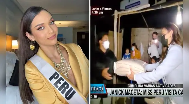 Janick Maceta llevó ayuda a un asentamiento humano de Cañete, y llamó a sus seguidores a dar su granito de arena.