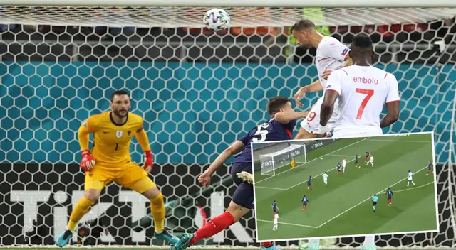 Suiza se adelantó en el marcador ante Francia por la Eurocopa 2021. Suiza se adelantó en el marcador ante Francia por la Eurocopa 2021.