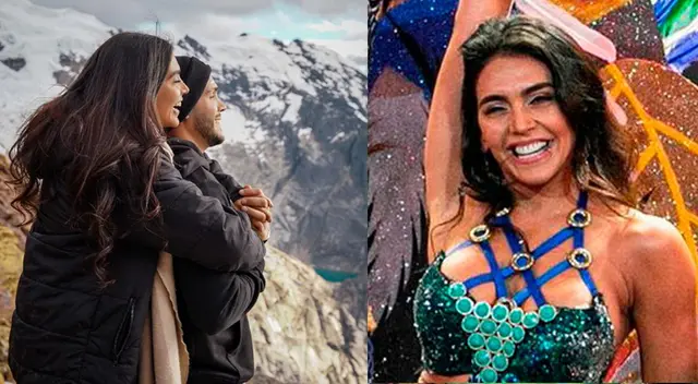 Mario Irivarren se muestra cariñoso con Vania Bludau