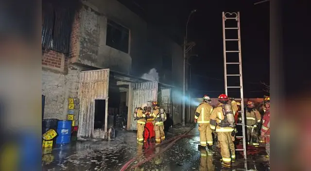 Incendio en Lurigancho -Chosica: