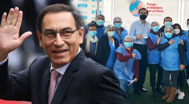 Martín Vizcarra publica su vacunación y personajes públicos reaccionaron.