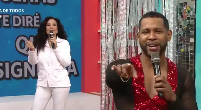 América Hoy presentó un segmento sobre el significado de los sueños, y Janet Barboza no pensó que terminaría recibiendo una broma de Edson Dávila.