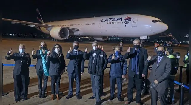 Llega a Perú el primer millón de vacunas Pfizer donadas por Estados Unidos Llega a Perú el primer millón de vacunas Pfizer donadas por Estados Unidos