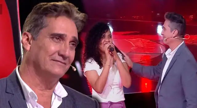 Guillermo Dávila se quiebra y se acerca a concursante que cantó tema de agradecimiento a Perú