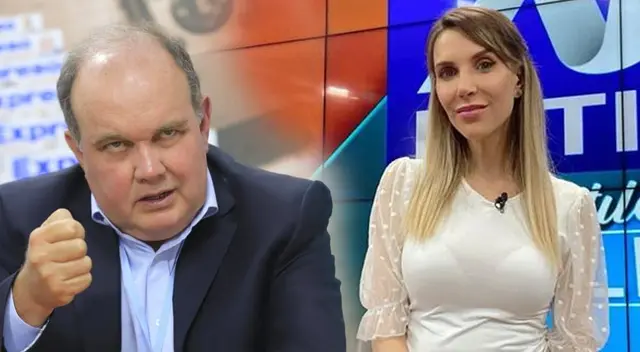 Seguidores de López Aliaga atacan a Juliana Oxenford