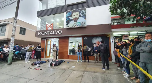 PNP intervino a delincuentes que irrumpieron en salón de belleza, en Los Olivos.