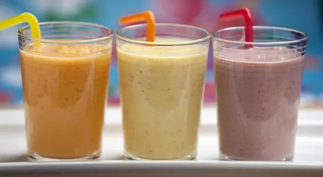 Batidos con proteínas para ganar masa muscular.