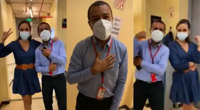 El periodista Jimmy Chinchay superó el coronavirus, y finalmente retornó a su centro de labores, donde se reunió con todos sus colegas. El periodista Jimmy Chinchay superó el coronavirus, y finalmente retornó a su centro de labores, donde se reunió con todos sus colegas.