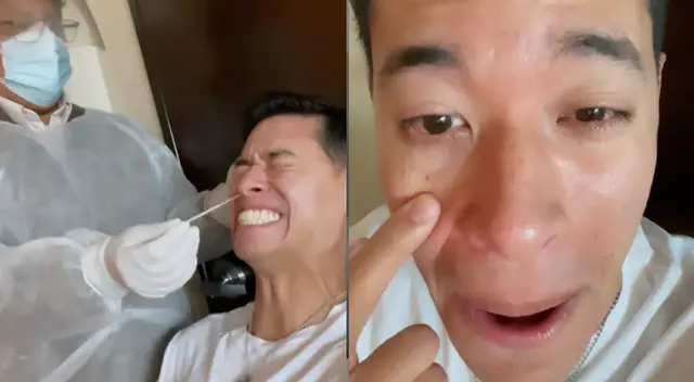 Tony Succar y su singular reacción tras prueba COVID-19.