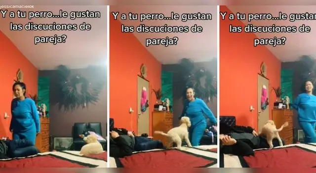 La escena ha causado furor en las redes sociales.