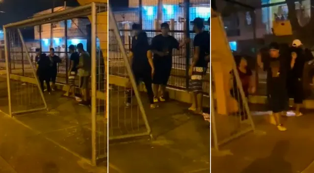 El adolescente salió de su casa sin mascarilla. El adolescente salió de su casa sin mascarilla.