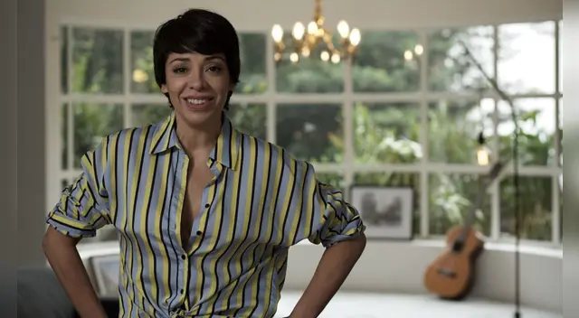 Tatiana Astengo tras la victoria de Perú ante Paraguay. Tatiana Astengo tras la victoria de Perú ante Paraguay.