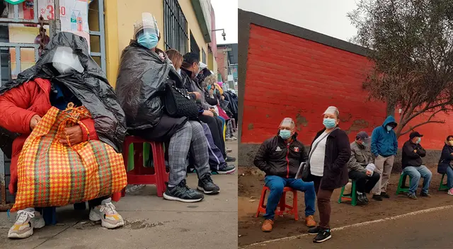 Personas madrugaron para recibir su vacuna en IPD de SJM.