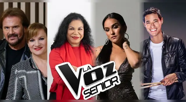 De izquierda a derecha, El dúo Pimpinela, Tony Succar,Eva Ayllón y Daniela Darcourt.