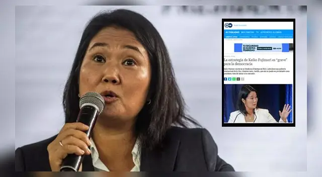 Keiko Fujimori es criticada por cadena alemana DW: “Su estrategia es ‘grave’ para la democracia”.