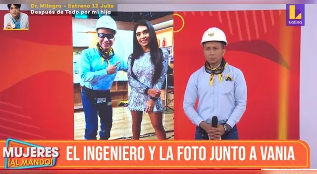 ‘Mujeres al mando’ revela foto inédita que se tomó El Ingeniero Bailarín con Vania Bludau