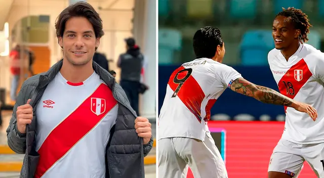 Andrés Wiese se emociona tras el gol de Gianluca Lapadula. Andrés Wiese se emociona tras el gol de Gianluca Lapadula.