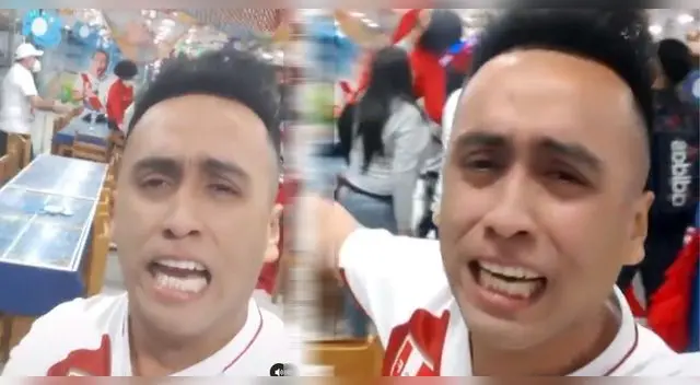 Imitador rompe en llanto tras penal y dice “la c***, pero estamos en semifinales” [VIDEO]