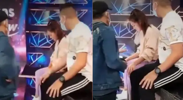 Jazmín Pinedo absolutamente agotada luego de su ensayo para 'Reinas del Show' Jazmín Pinedo absolutamente agotada luego de su ensayo para 'Reinas del Show'