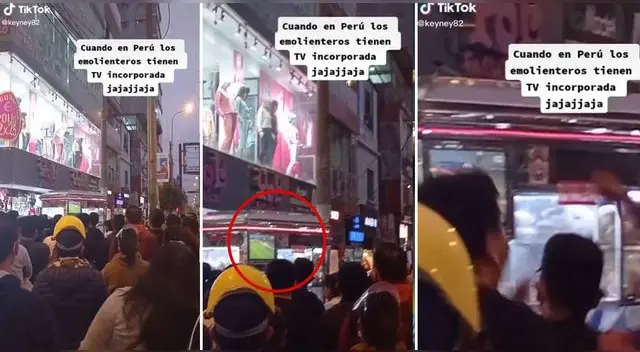 La escena ha causado furor en las redes sociales.