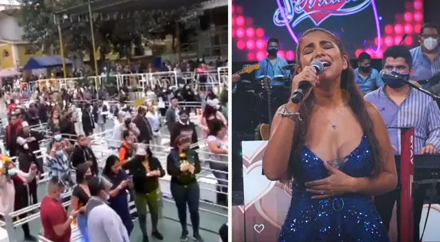 Corazón Serrano realizó su primer show en el Huaralino.