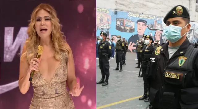 Gisela Valcárcel saludó a la PNP y le agradeció por su arduo trabajo. Gisela Valcárcel saludó a la PNP y le agradeció por su arduo trabajo.