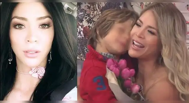 Sheyla Rojas explica por qué no quería que su hijo se quedara en Perú. Sheyla Rojas explica por qué no quería que su hijo se quedara en Perú.