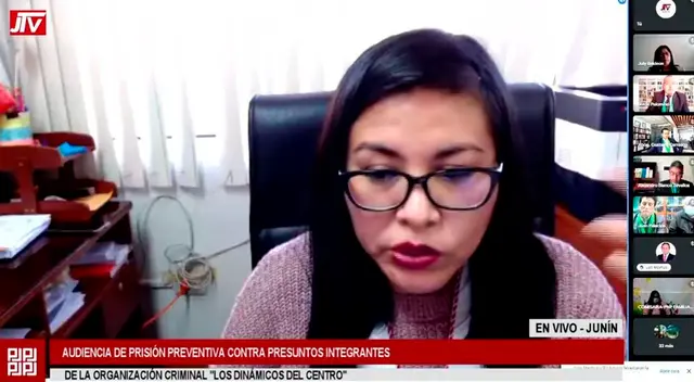 Fiscal anticorrupción de Junín, Bonnie Bautista en audiencia Fiscal anticorrupción de Junín, Bonnie Bautista en audiencia