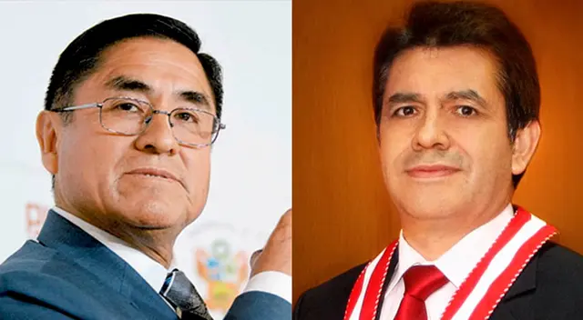 César Hinostroza y Tomás Gálvez implicados por presuntamente integrar la organización criminal “Los Cuellos Blancos del Puerto”.