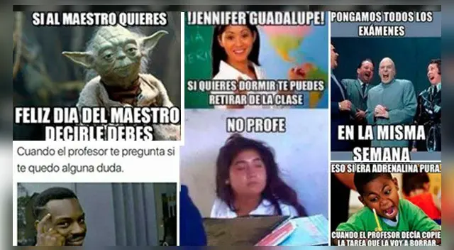 Diviértete con los mejores memes por el Día del Maestro. Diviértete con los mejores memes por el Día del Maestro.