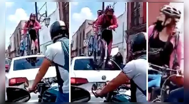 La escena no tardó en volverse viral en las redes sociales.