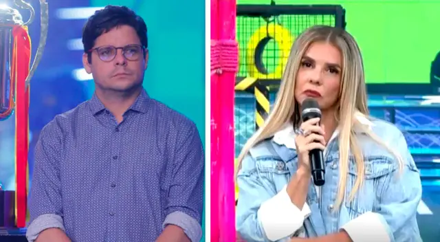 Gian Piero Díaz discutió con Johanna San Miguel en vivo.