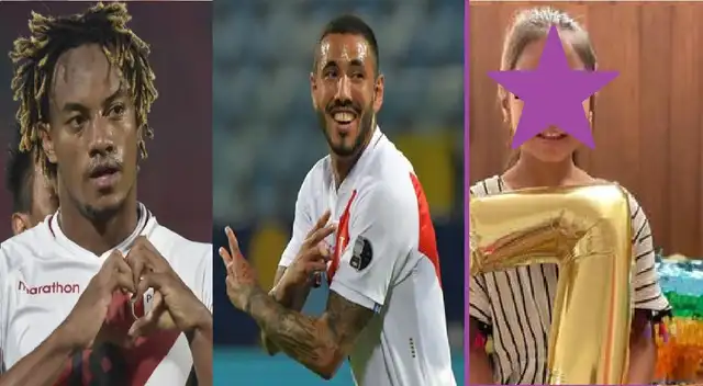 Los futbolistas peruanos felicitaron a la hija de Christian Cueva.