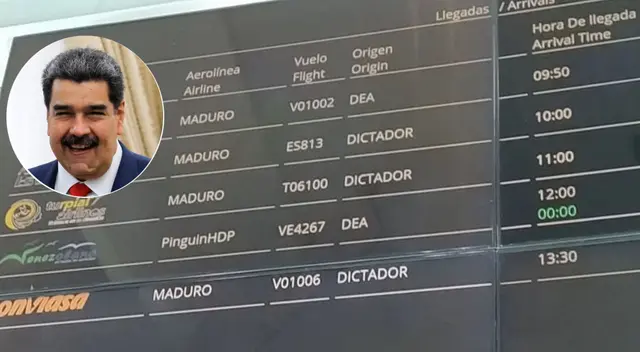 Peculiar mensaje para Nicolás Maduro se hizo viral en las redes sociales.