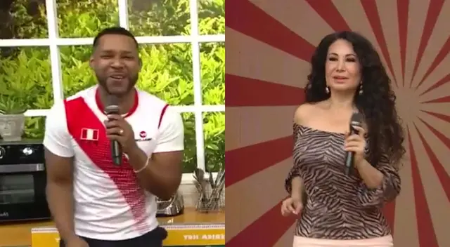 Ethel Pozo anunció que América Hoy tendría un segmento circense EN VIVO, y Edson Dávila aprovechó en hacer un divertido comentario sobre Janet Barboza. Ethel Pozo anunció que América Hoy tendría un segmento circense EN VIVO, y Edson Dávila aprovechó en hacer un divertido comentario sobre Janet Barboza.