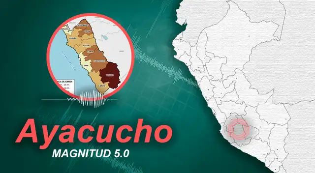 Sismo de 5.5 remeció la región de Ayacucho según informó IGP