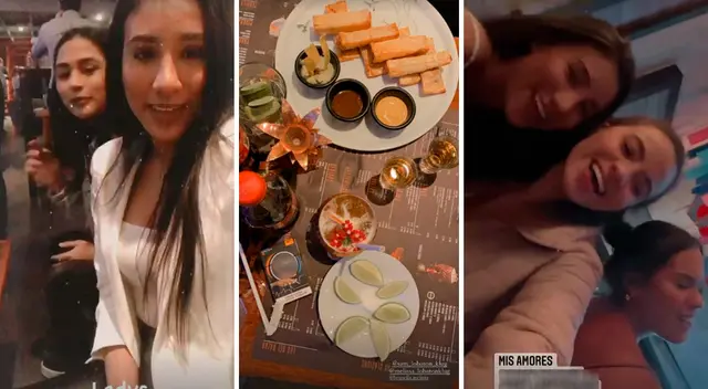 Samahara Lobatón disfrutó de una noche junto a sus hermanas. Samahara Lobatón disfrutó de una noche junto a sus hermanas.