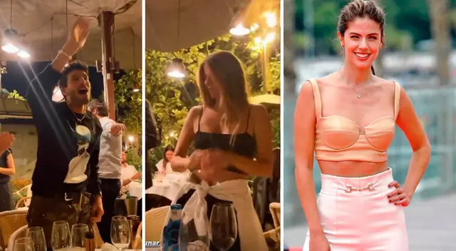 Stephanie Cayo y Sebastián Yatra juntos en España. Stephanie Cayo y Sebastián Yatra juntos en España.