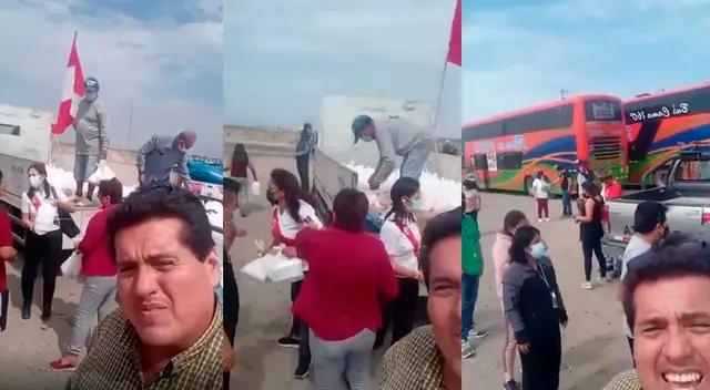 ofrecen dinero, comida y viaje en bus para que marchen a favor de Keiko Fujimori
