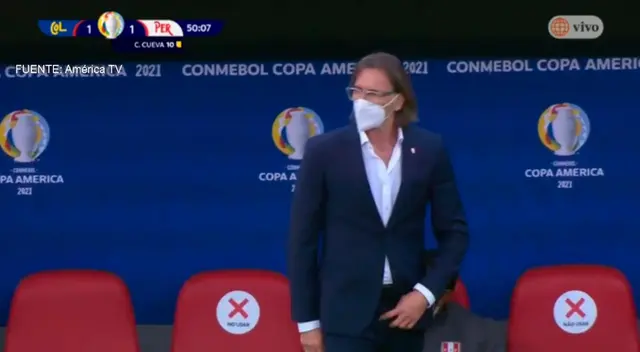 Gareca enfureció tras gol de Colombia. Gareca enfureció tras gol de Colombia.