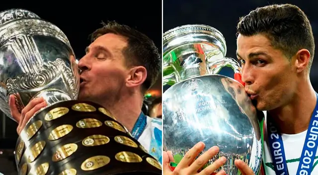¡Cosas del destino! Messi y Ronaldo obtuvieron su primer título un 10/07, como el número de sus camisetas.