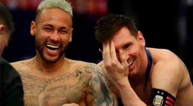 Luego del llanto de ambos y los sentimientos encontrados, llegaron las risas, tal como se ven en las imágenes de la cámara de TyC Sports. Luego del llanto de ambos y los sentimientos encontrados, llegaron las risas, tal como se ven en las imágenes de la cámara de TyC Sports.