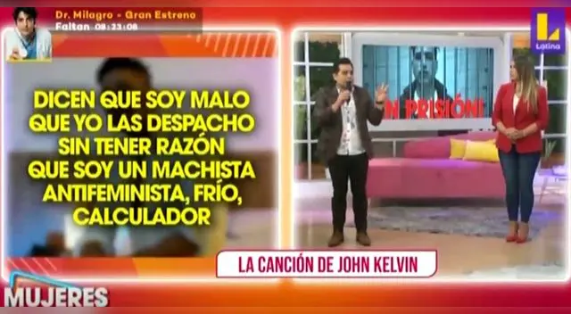 Víctor Yaipén sobre última canción de John Kelvin. Víctor Yaipén sobre última canción de John Kelvin.