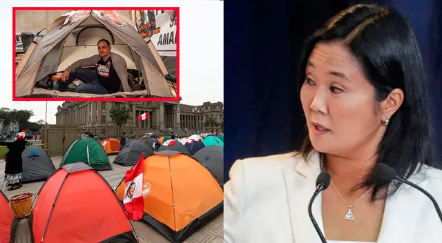 “Keiko, métete en tu carpa” “Keiko, métete en tu carpa”