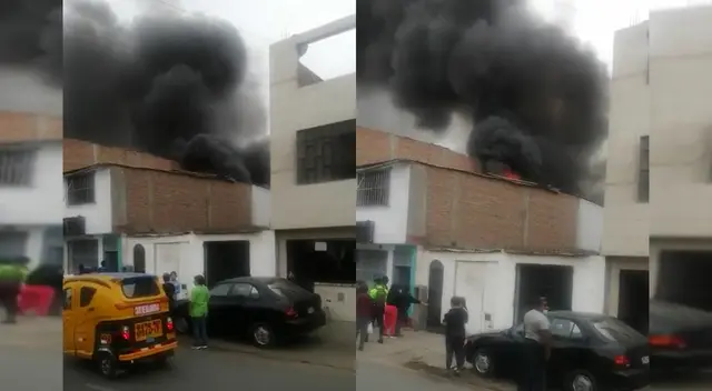 Bomberos llegaron hasta la zona para atender la emergencia. Vecinos fueron evacuados del lugar. Bomberos llegaron hasta la zona para atender la emergencia. Vecinos fueron evacuados del lugar.
