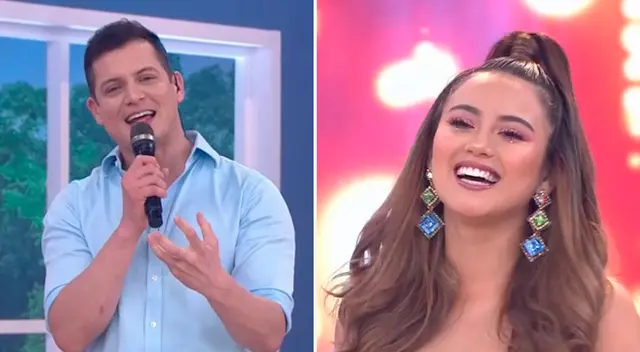 Gino Pesaressi lanzó halagos para la cantante Amy Gutiérrez. Gino Pesaressi lanzó halagos para la cantante Amy Gutiérrez.