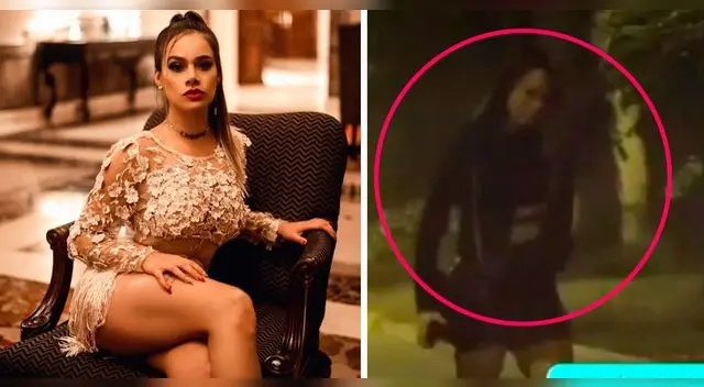 La modelo e influencer tuvo problemas para caminar a la casa de la encerrona. La modelo e influencer tuvo problemas para caminar a la casa de la encerrona.