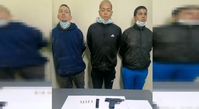 Los detenidos y el arma fueron trasladados al Depincri Ventanilla Los detenidos y el arma fueron trasladados al Depincri Ventanilla