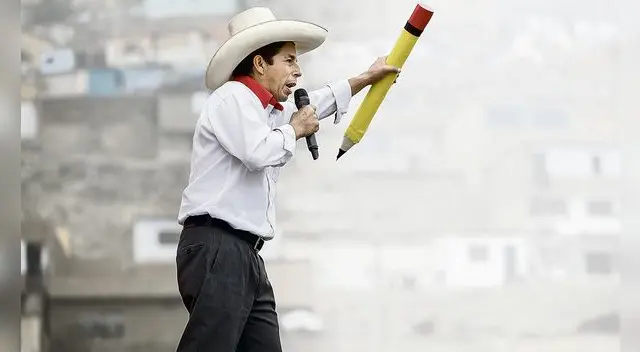Virtual presidente Pedro Castillo a la espera de la proclamación a cargo del Jurado Nacional de Elecciones. Foto: Antonio Melgarejo/La República